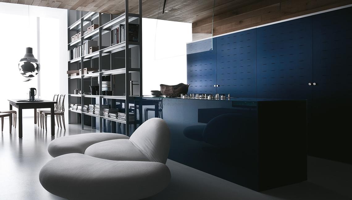 VALCUCINEvalcucine cat 2016 0097 Genius Loci con cassetto in rame 餐邊柜