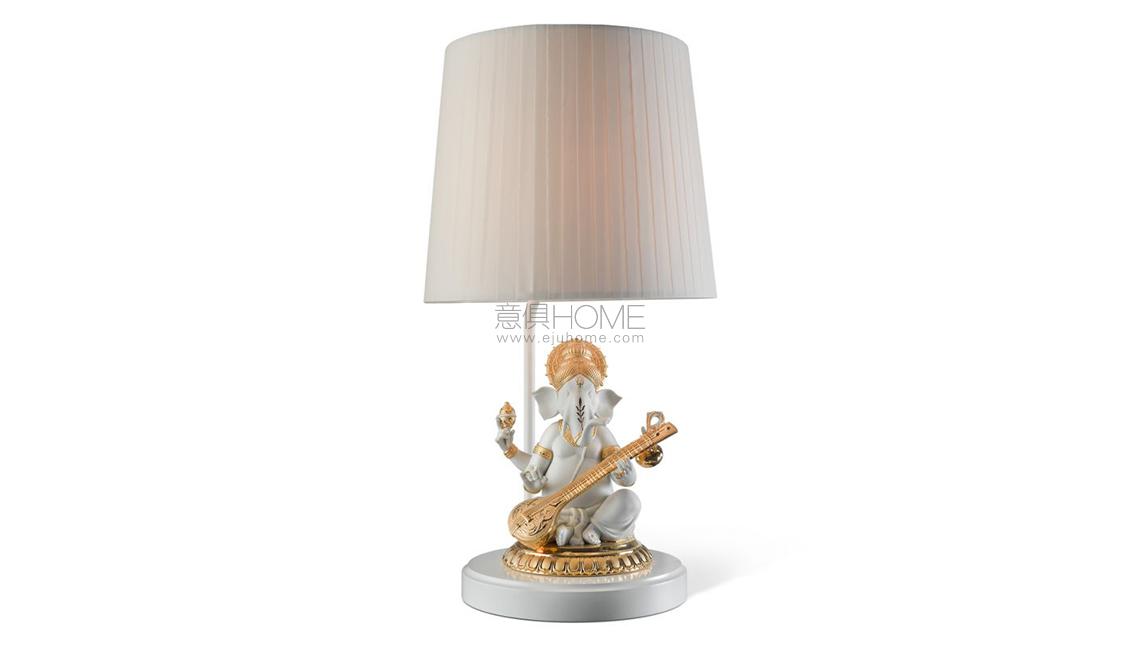 LLADROVeena Ganesha Table Lamp. Golden Luster臺燈