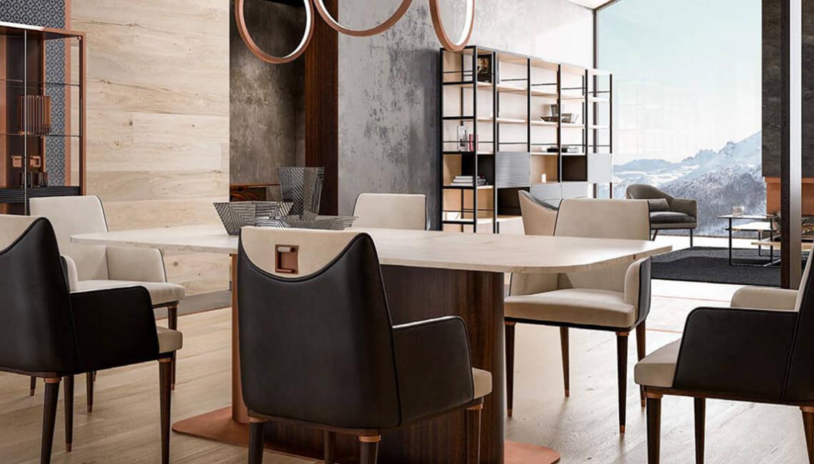 ciprianiRectangular dining table 長方形餐桌