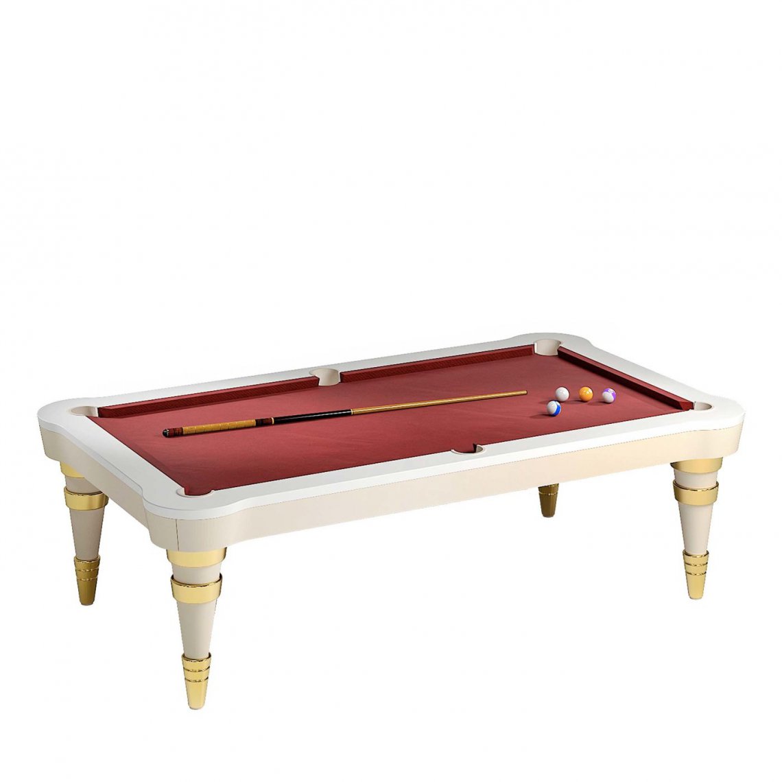 Vismara DesignREGIS BURGUNDY POOL TABLE臺(tái)球桌