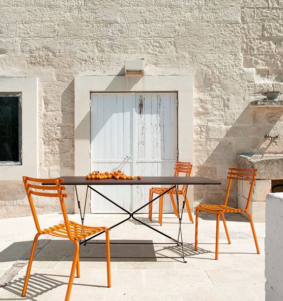 ETHIMOFlower Rectangular folding table 160x80長餐桌