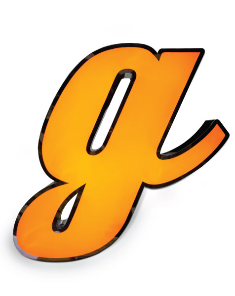 DELIGHTFULLLETTER G GRAPHIC臺(tái)燈