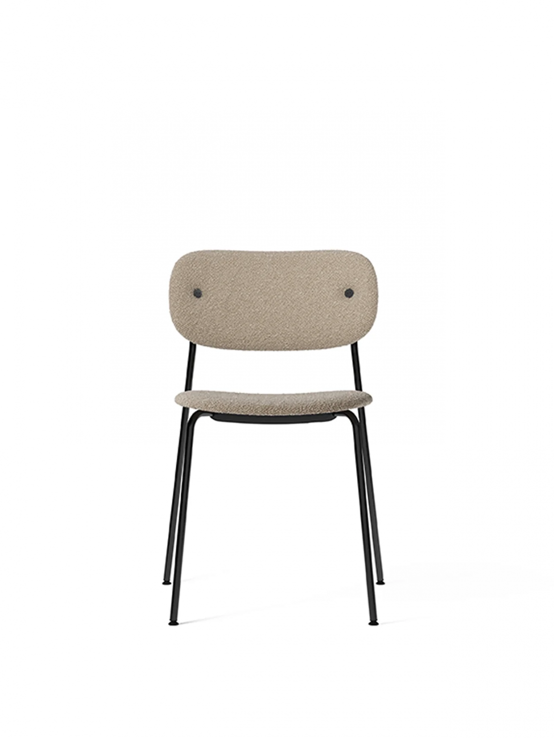 MENUCo upholstered seat, Chrome餐椅