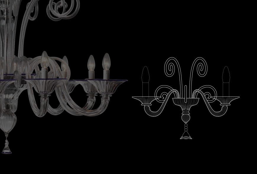 Archimede SegusoVITTORIA - 2 lights吊燈