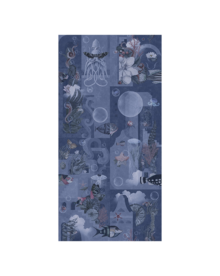 Devon&DevonGarden Of Dreams Navy - Decor Slabs 120x240 - Panel A墻板