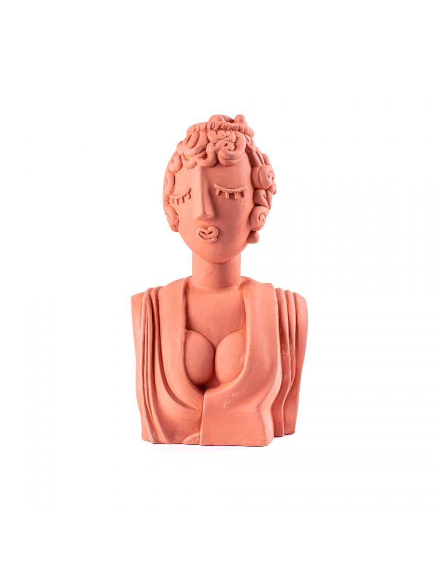 SELETTIMagna Graecia Terracotta Bust Poppea飾品