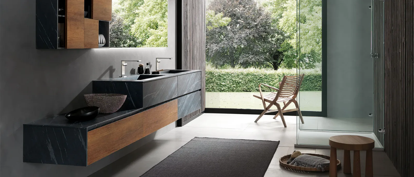 ARCHEDATULLE 01帶雙水槽的浴室柜