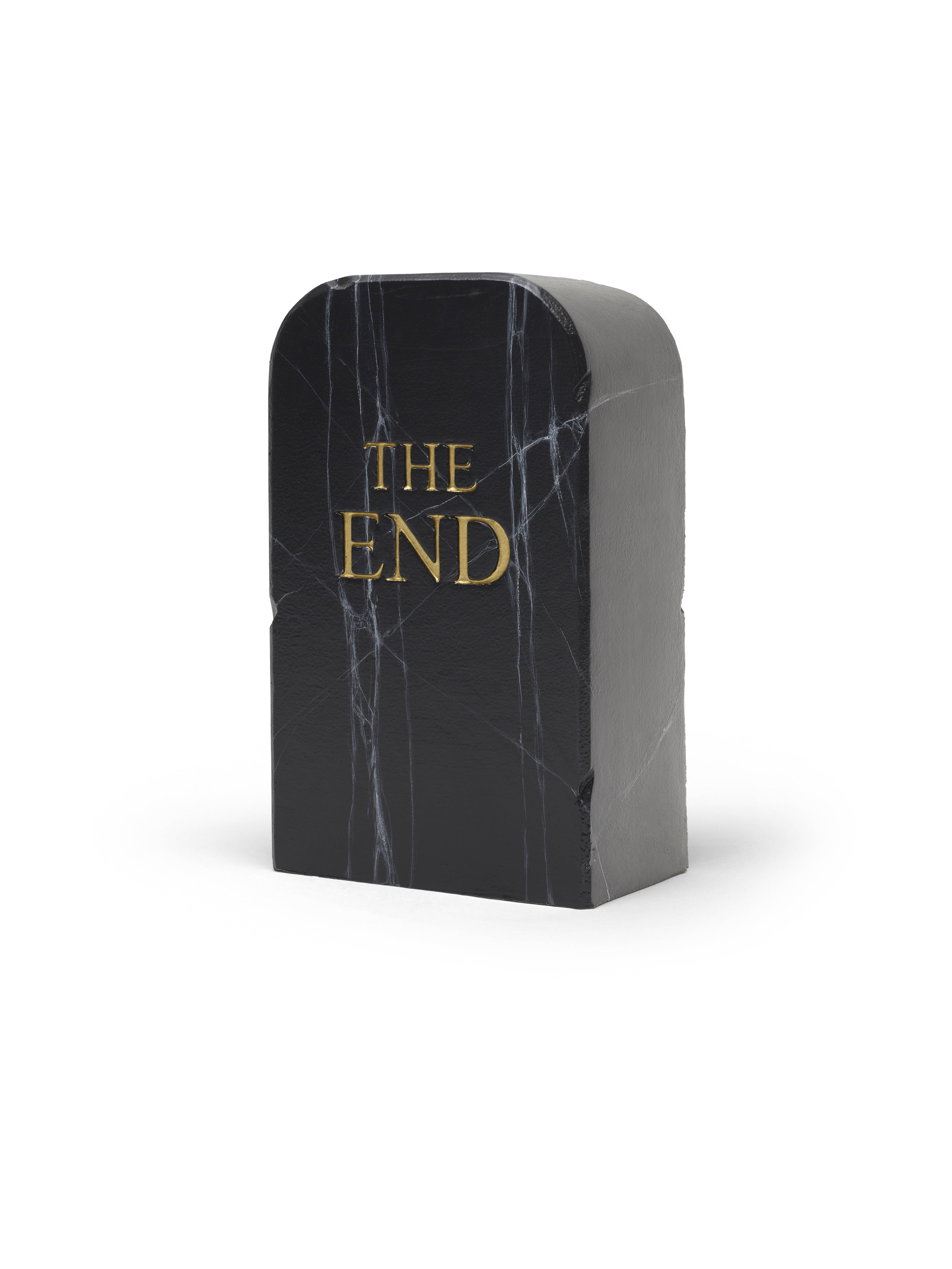 GuframThe End Black黑金色墓碑小凳