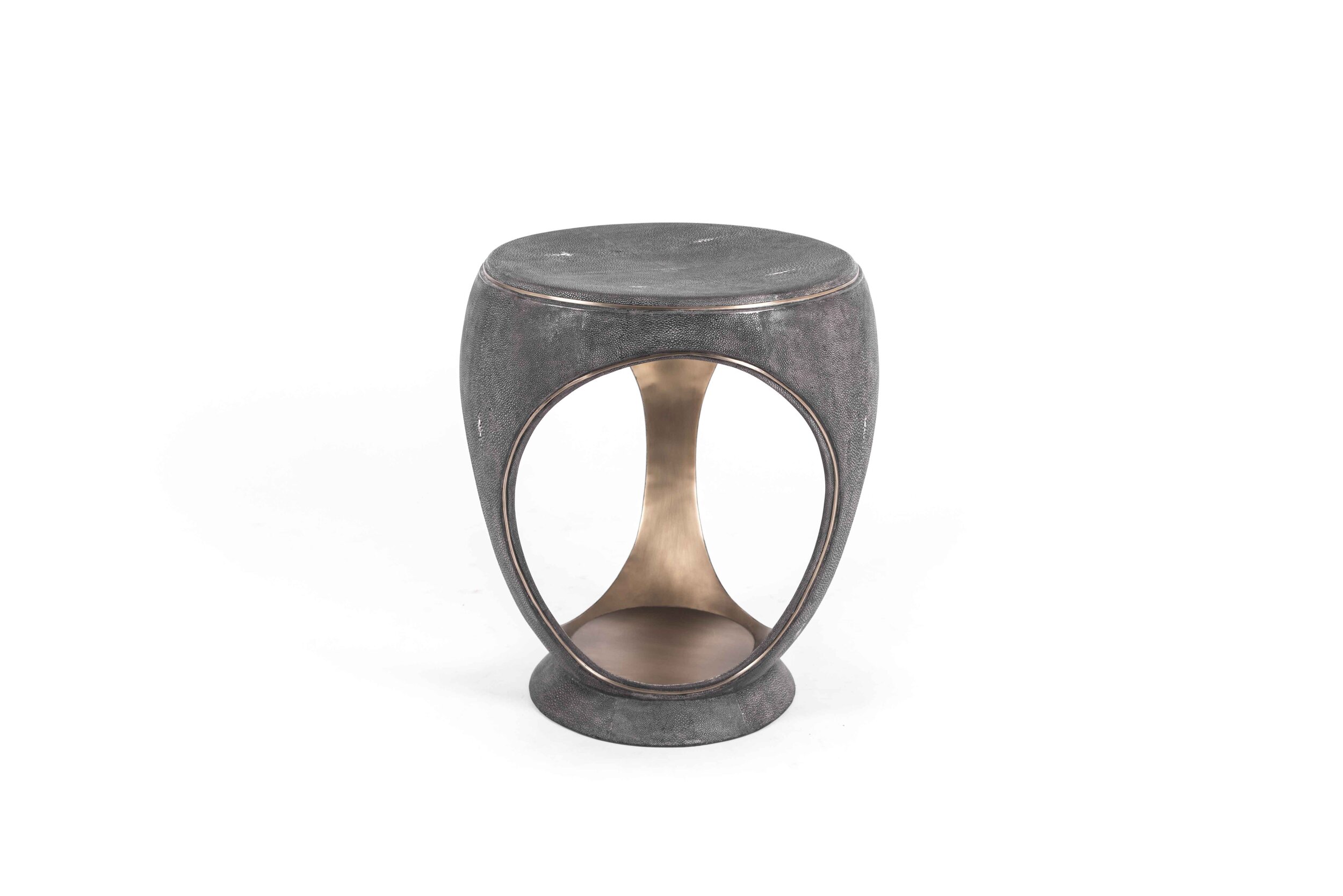 R&Y AugoustiRing Stool wmetal indentation凳子