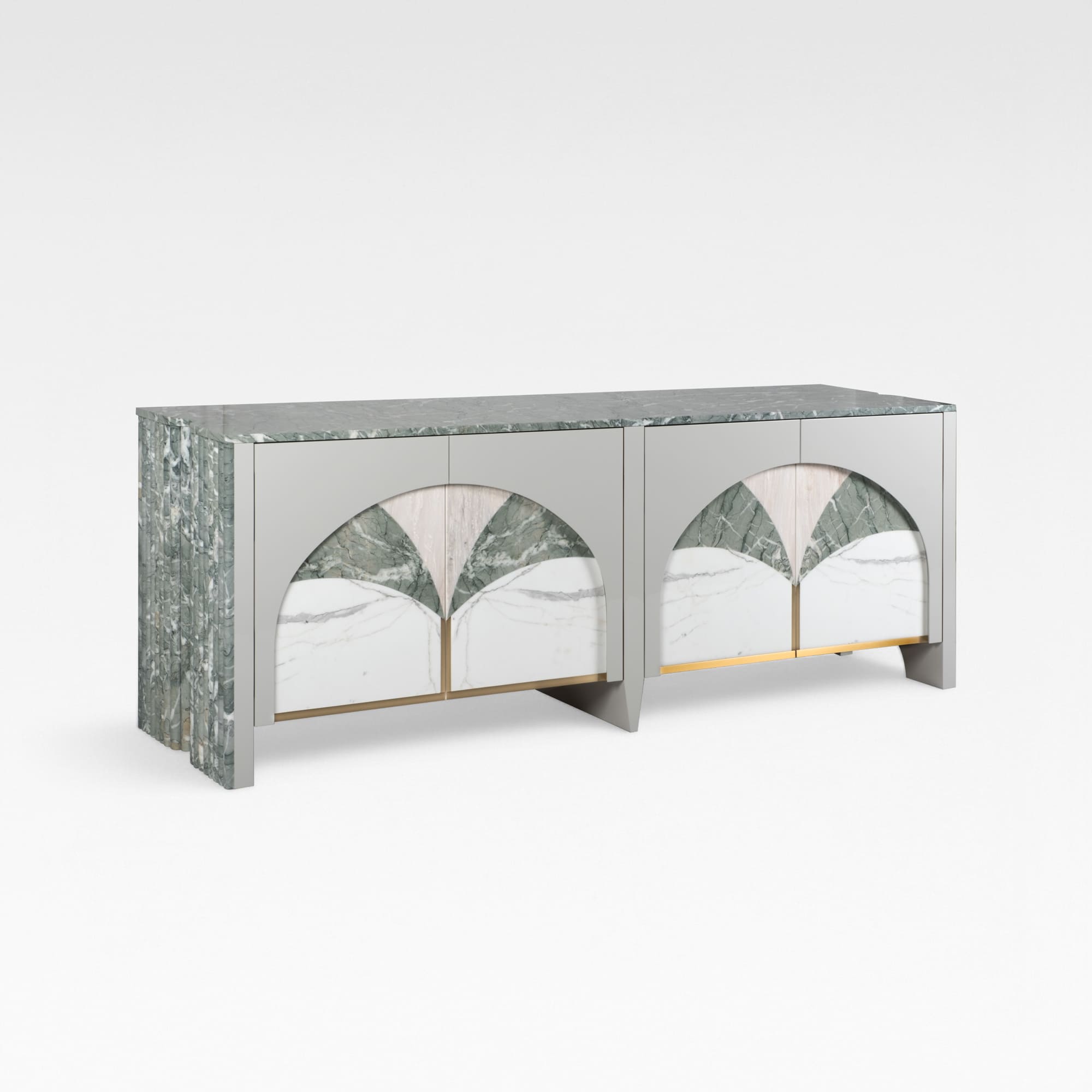 greenappleBiloba Marble Bar Cabinet 邊柜